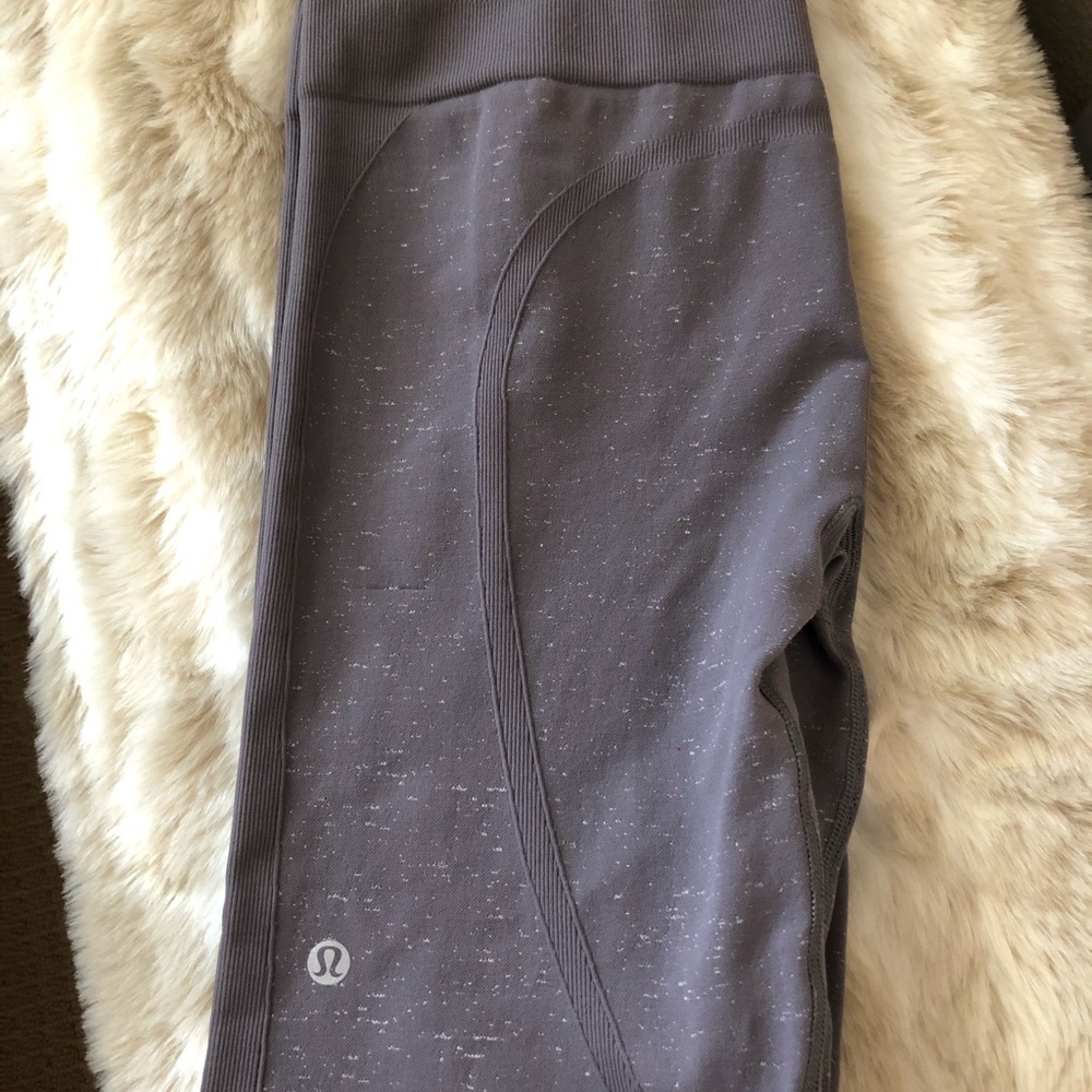 Lululemon leggings size 12 Heathered Purple